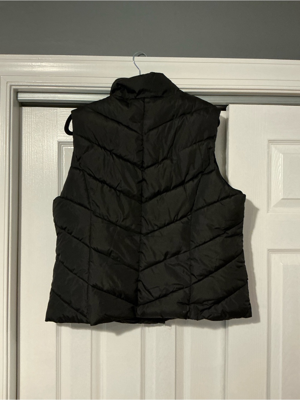 Cole Haan Black Quilted Down-Style Vest